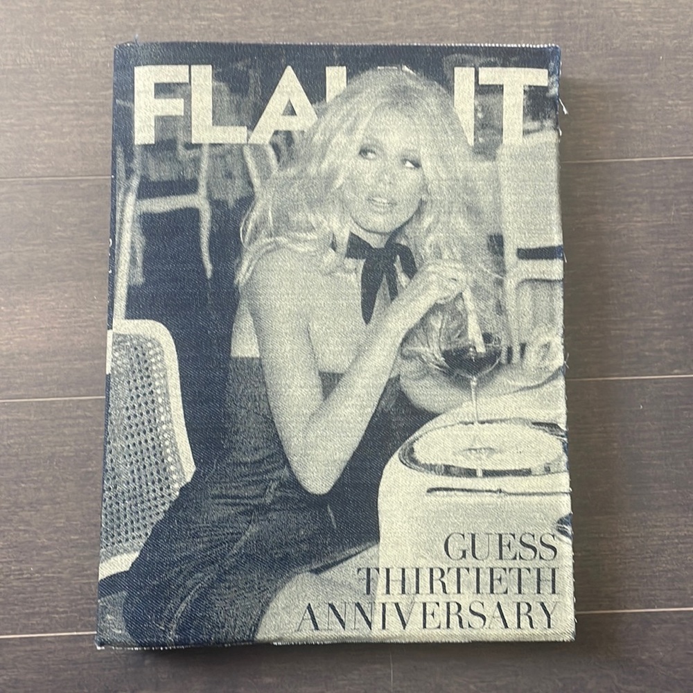 Guess denim coffee table book